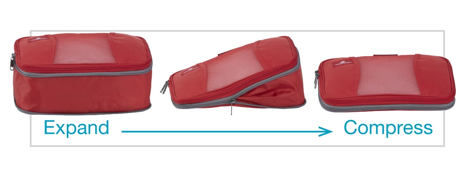 Organiser Eagle Creek Pack-It Original Compression Cube Set Black - Afbeelding 2