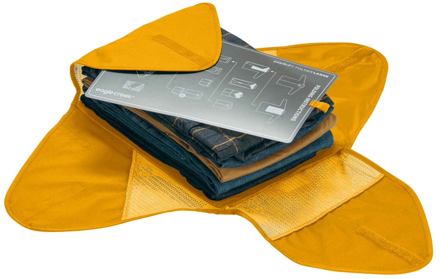Organiser Eagle Creek Pack-It Reveal Garment Folder L Sahara Yellow - Afbeelding 4
