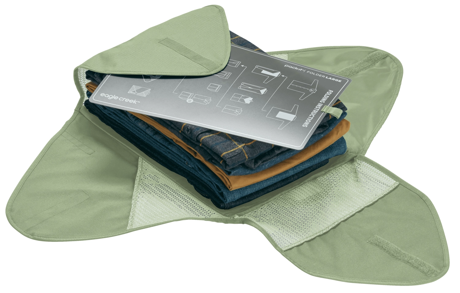 Organiser Eagle Creek Pack-It Reveal Garment Folder M Mossy Green - Afbeelding 2