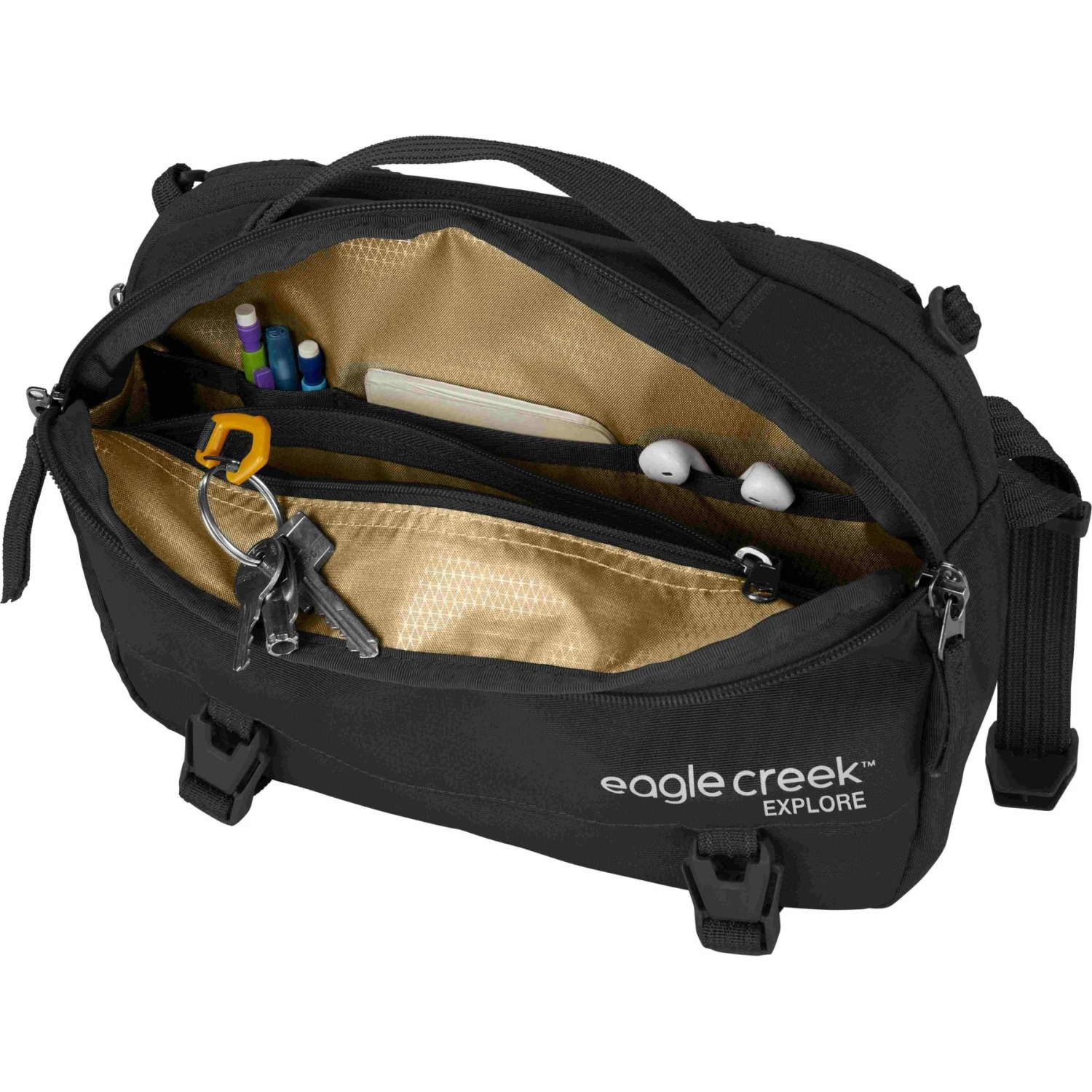 Eagle Creek Explore Mini Messenger Bag - Black - Afbeelding 8