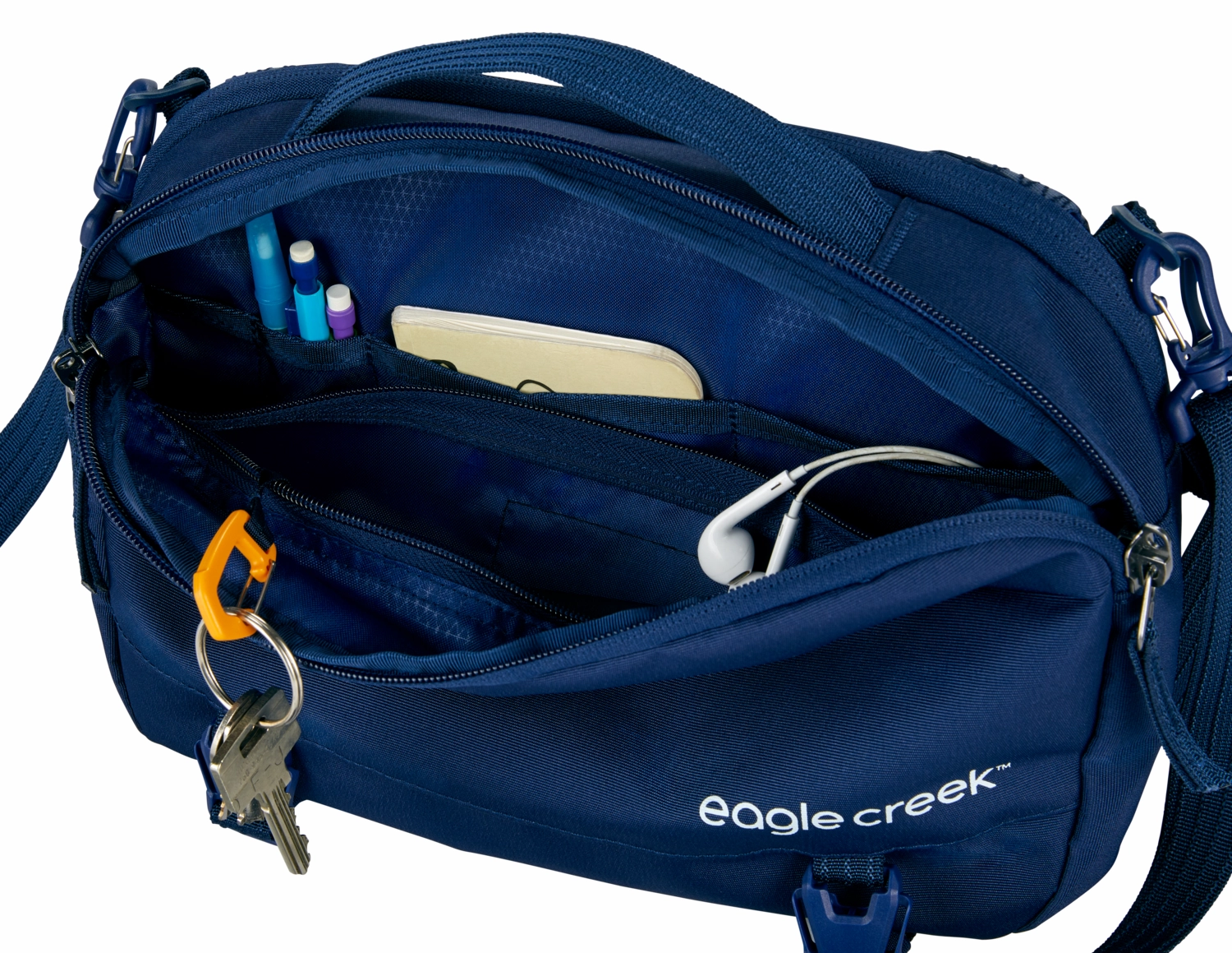 Schoudertas Eagle Creek Explore Mini Messenger Bag Kauai Blue - Afbeelding 5
